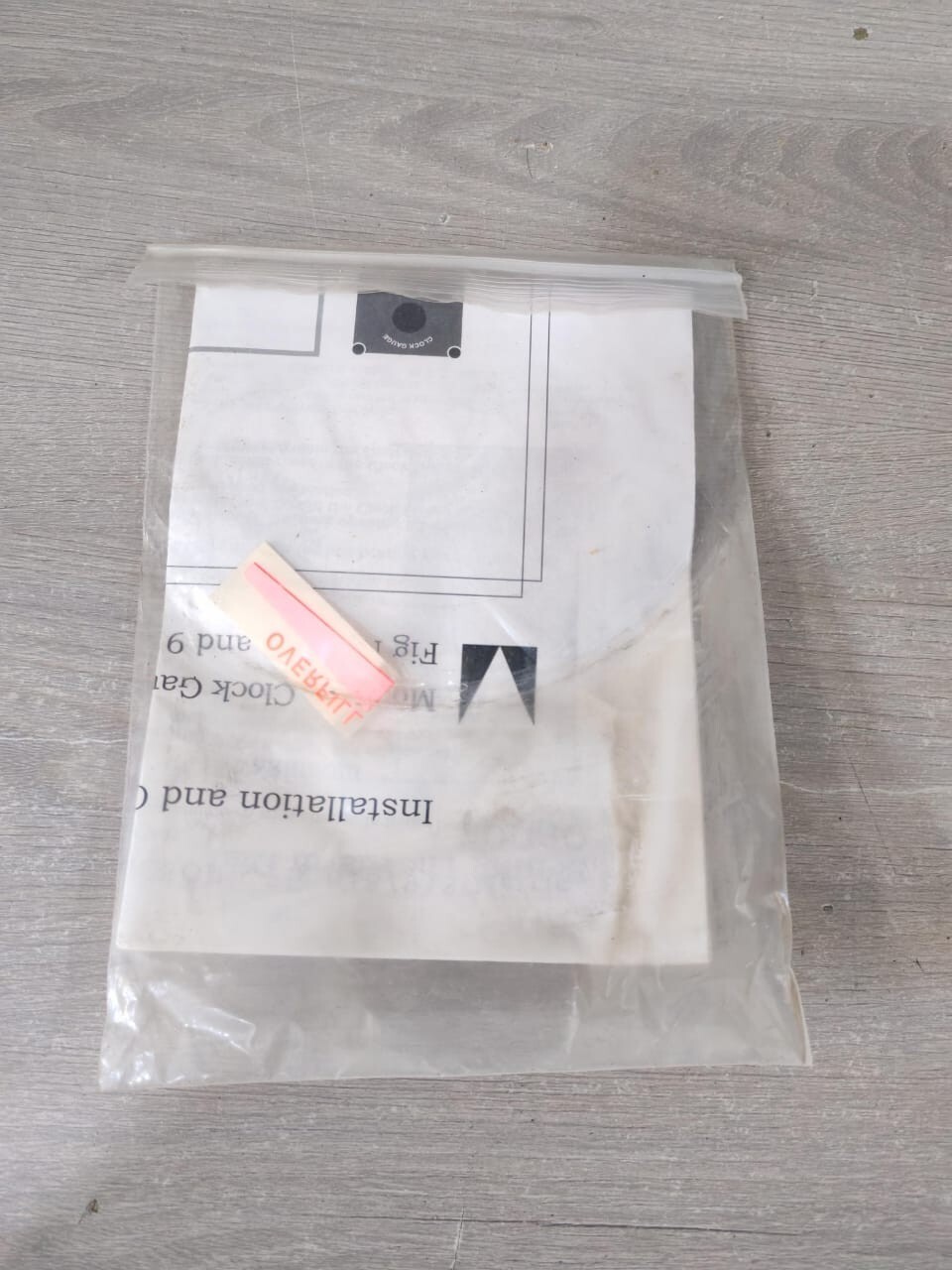 MORRISON BROS. 5144836 MORRISON BROS. 818/818MET 2 TANK Clock Gauge W/ Metric Face 10