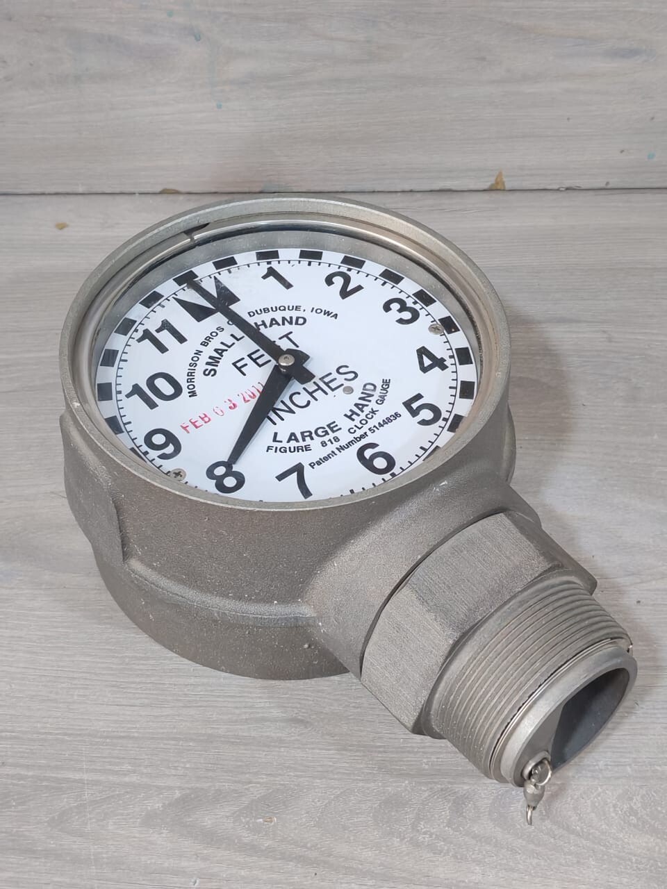 MORRISON BROS. 5144836 MORRISON BROS. 818 5144836 CLOCK GAUGE WITH METRIC FACE 4