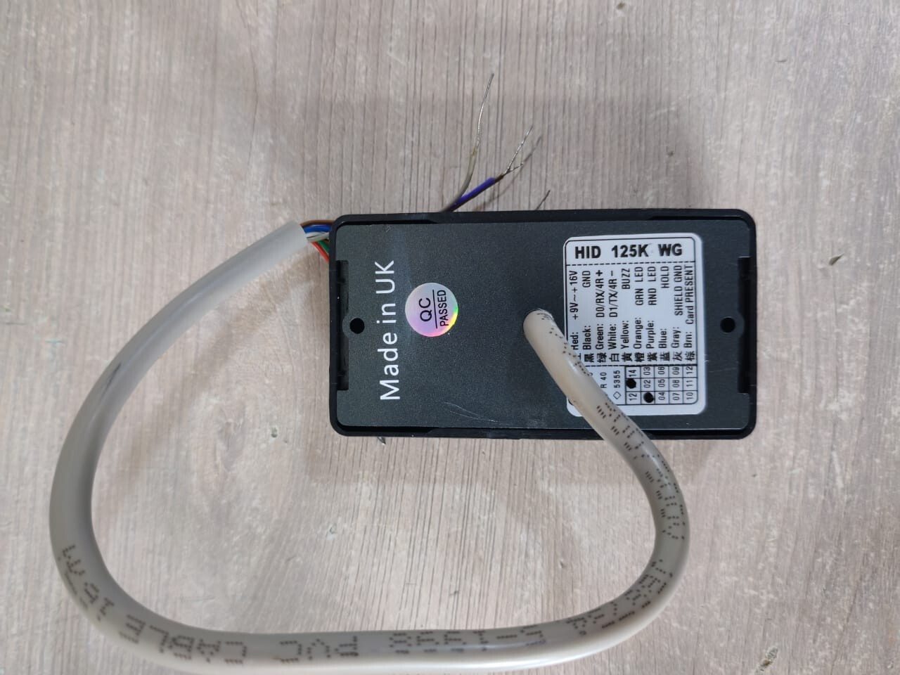 HID HID001 HID 125K WG / CI-HID001 CARD READER FOR ACCESS CONTROL SYSTEM 4