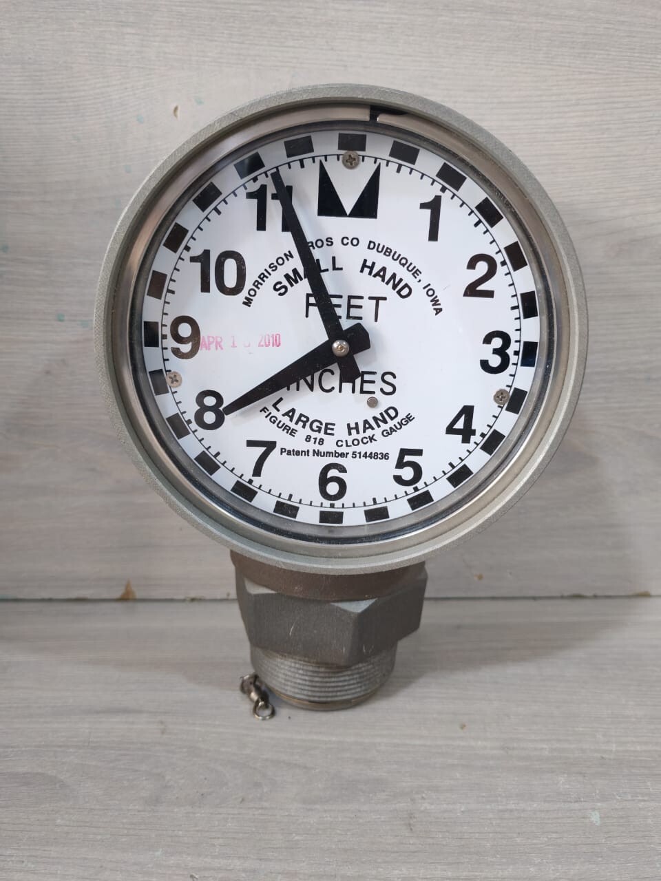 MORRISON BROS MORRISON-BROS.-818-5144836-CLOCK-GAUGE MORRISON BROS. 818 5144836 CLOCK GAUGE WITH METRIC FACE 2