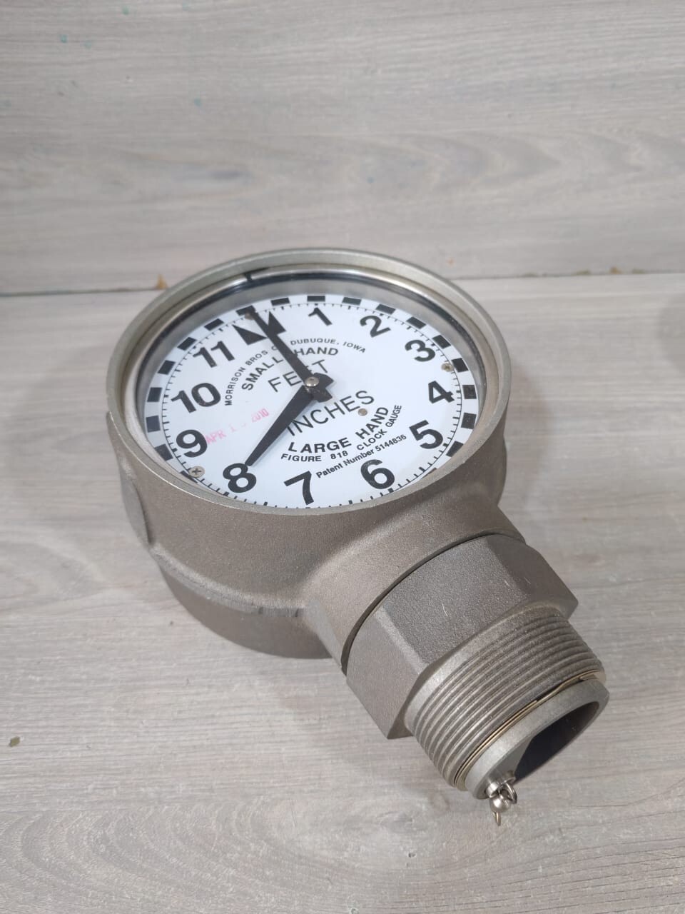 MORRISON BROS MORRISON-BROS.-818-5144836-CLOCK-GAUGE MORRISON BROS. 818 5144836 CLOCK GAUGE WITH METRIC FACE 4