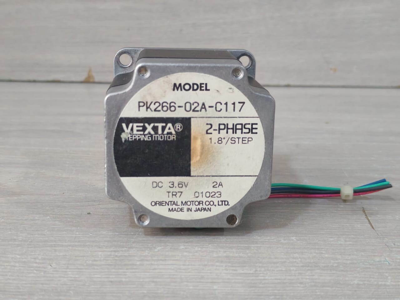 VEXTA ORIENTAL PK266-02A/PK266-02A-C88 2-PHASE STEPPING MOTOR 1.8/ STEP DC 3.6V