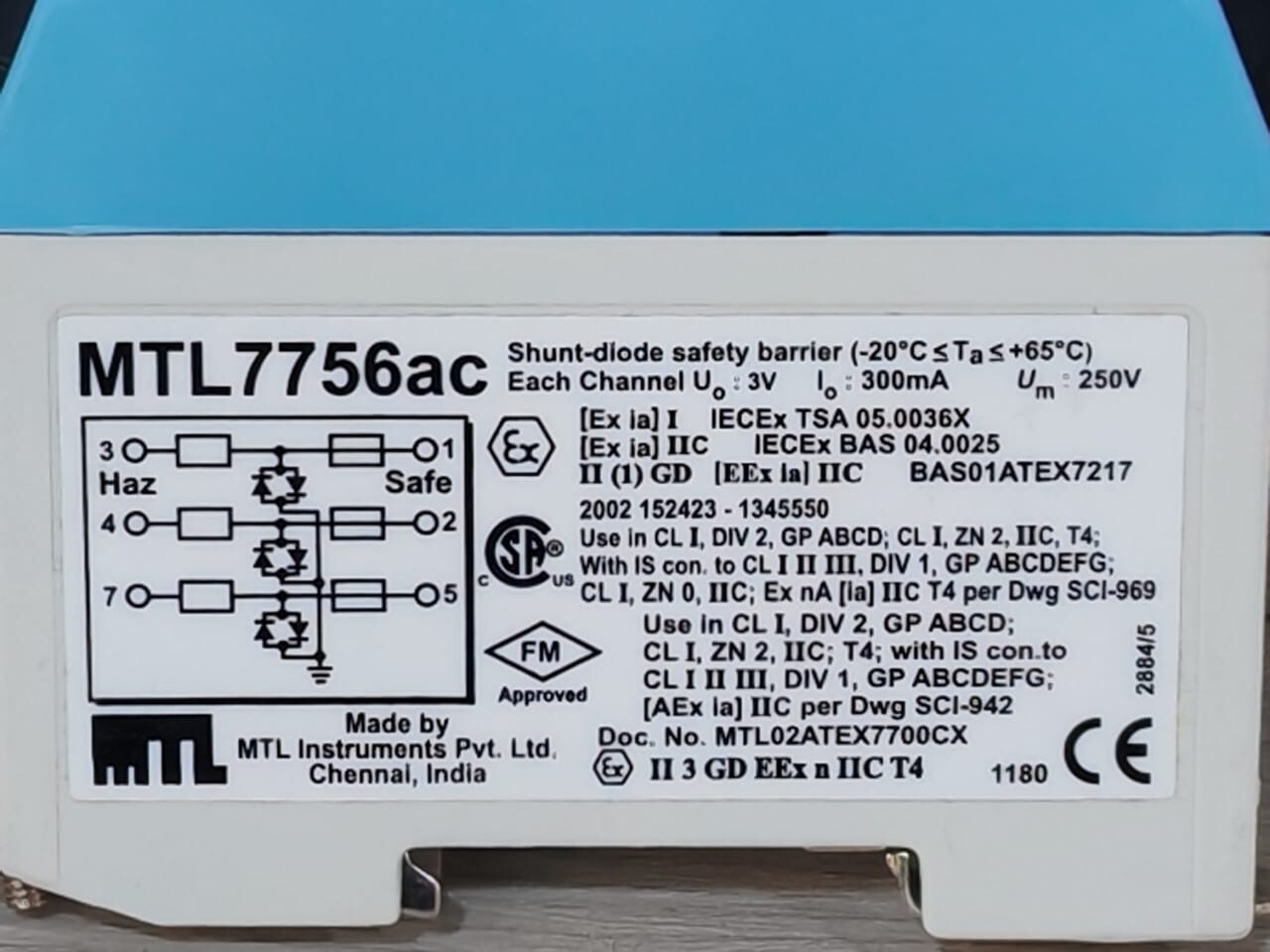 MTL MTL7756ac MTL7756ac Shunt-diode Safety Barrier 2