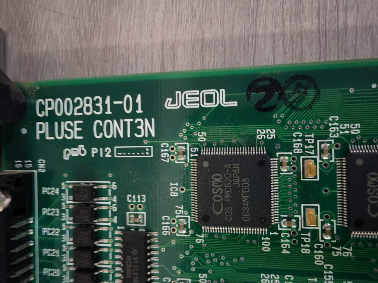 JEOL CP002831-01 JEOL CP002831-01 PLUSE CONT3N Control Board 4