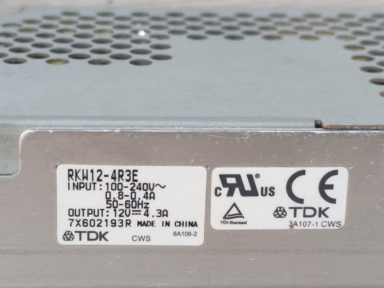 TDK-Lambda RKW12-4R3E TDK RKW12-4R3E Power Supply 2