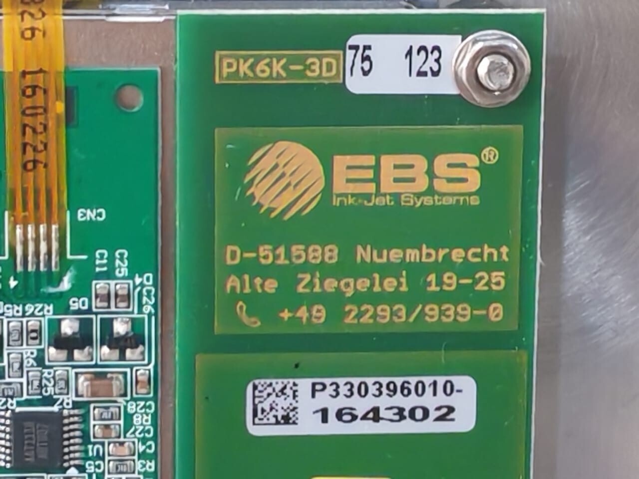 EBS PK6K-3D EBS PK6K-3D SCREEN DISPLAY & BOARD FOR EBS 6500 2