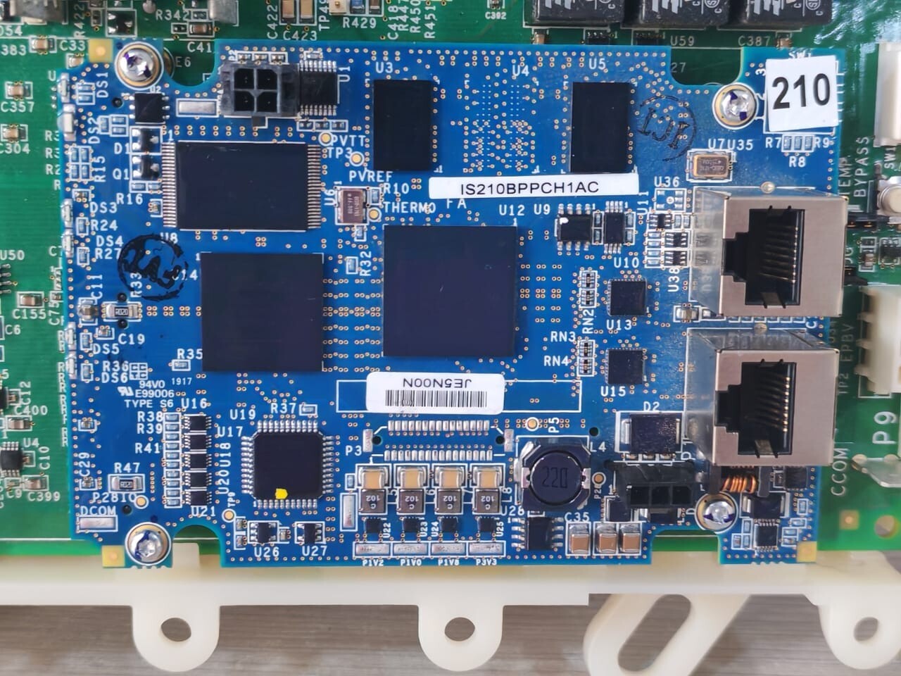 GE IS215WEPAH2BB WITH IS210BPPCH1AC GE PROPRIETARY IS215WEPAH2BB WITH IS210BPPCH1AC CONTROL BOARD 6