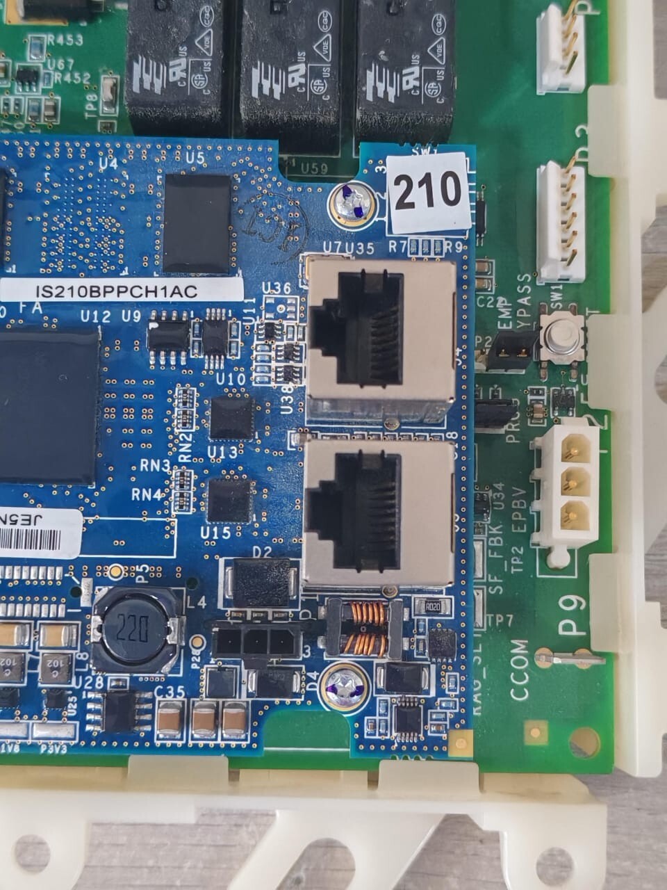GE IS215WEPAH2BB WITH IS210BPPCH1AC GE PROPRIETARY IS215WEPAH2BB WITH IS210BPPCH1AC CONTROL BOARD 8