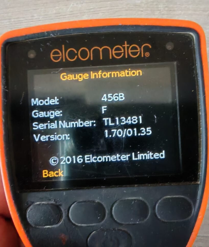 Elcometer A456CFBS ELCOMETER 456B A456CFBS VER.1.70/01.35 GAUGE- W/O PROBE 2