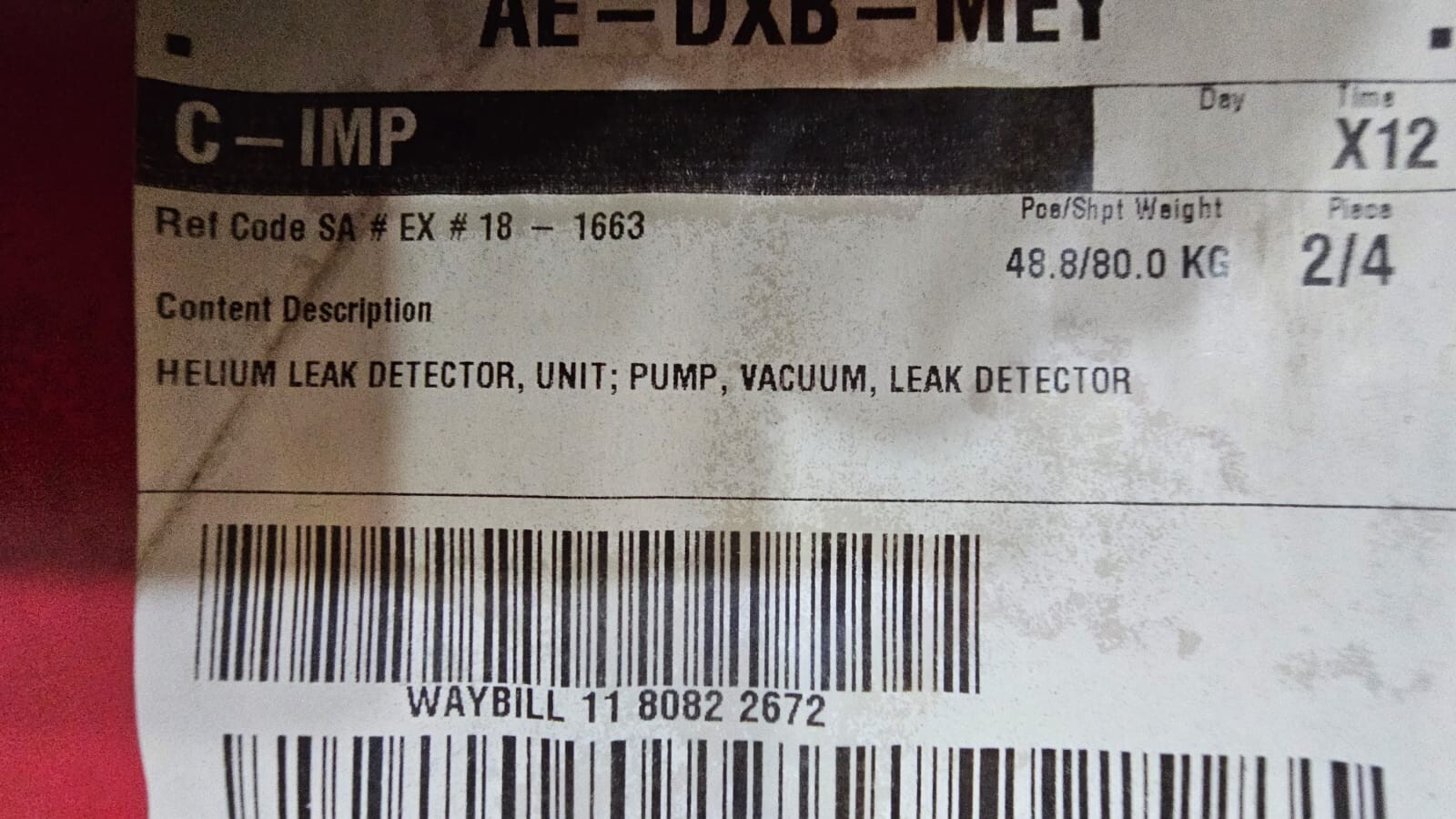 LEYBOLD LEYBOLD LEYBOLD Vaseco L 200 HELIUM LEAK DETECTOR, UNIT; PUMP, VACUUM - With Case Box 10