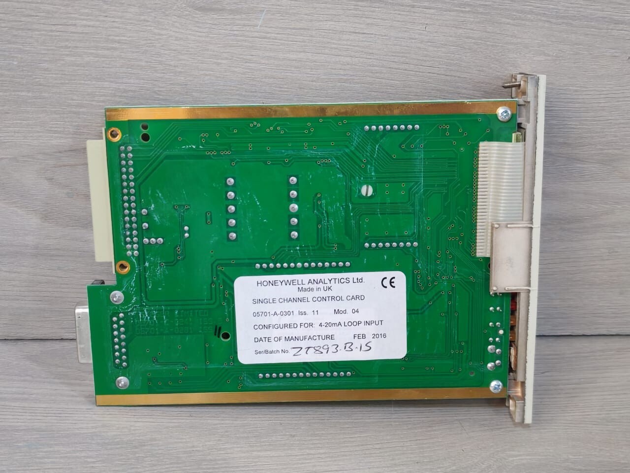 Honeywell 05701-A-0301 HONEYWELL 05701-A-0301 Iss.11 Mod.04 Single Channel Control Card 5