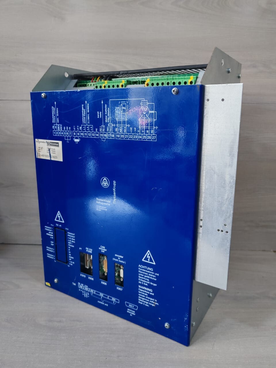 THYSSENKRUPP AUFZUGSWERKE 66210004486 D400 THYSSENKRUPP AUFZUGSWERKE VVVF-INVERTER CPI48ASM 66210004486 D400 2