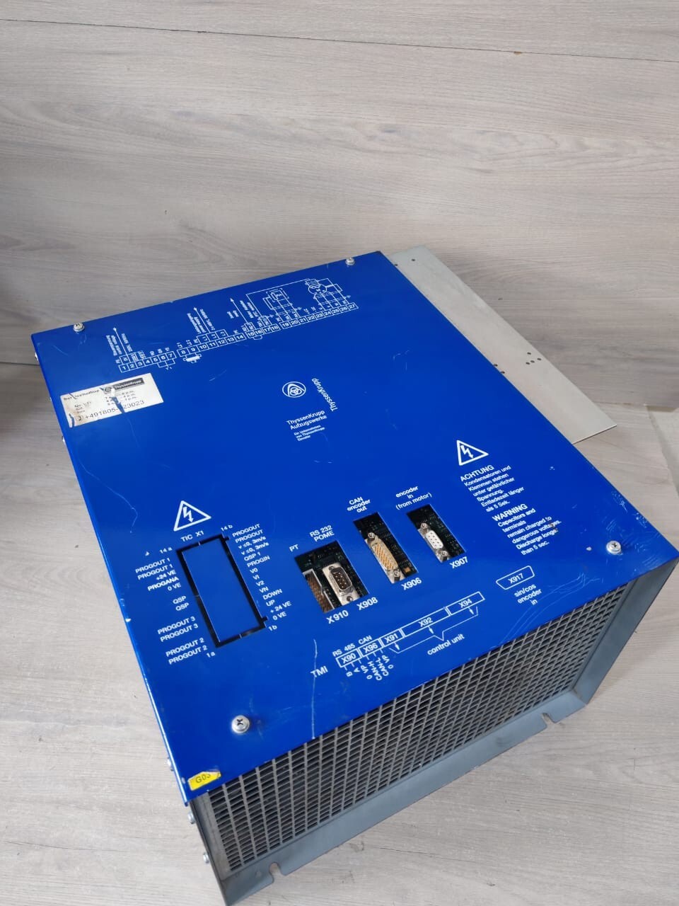 THYSSENKRUPP AUFZUGSWERKE 66210004486 D400 THYSSENKRUPP AUFZUGSWERKE VVVF-INVERTER CPI48ASM 66210004486 D400 3