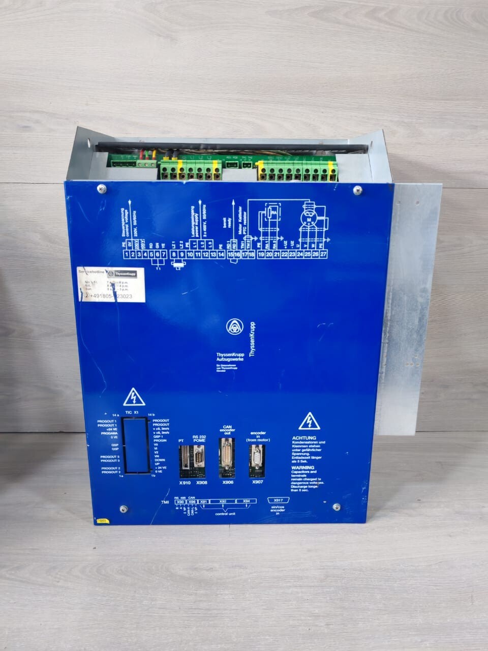 THYSSENKRUPP AUFZUGSWERKE VVVF-INVERTER CPI48ASM 66210004486 D400