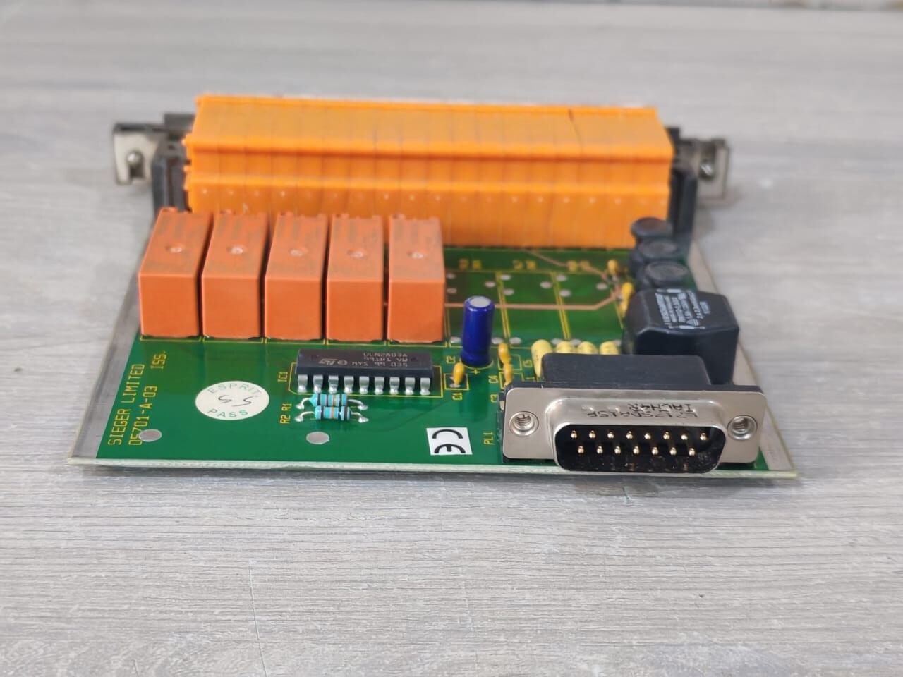 SIEGER LIMITED 05701-A-03 ISS / 05701-C-0256 ISS 3 SIEGER LIMITED 05701-A-0328 / 05701-A-03 ISS / 05701-C-0256 ISS 3 CONTROL CARD 6