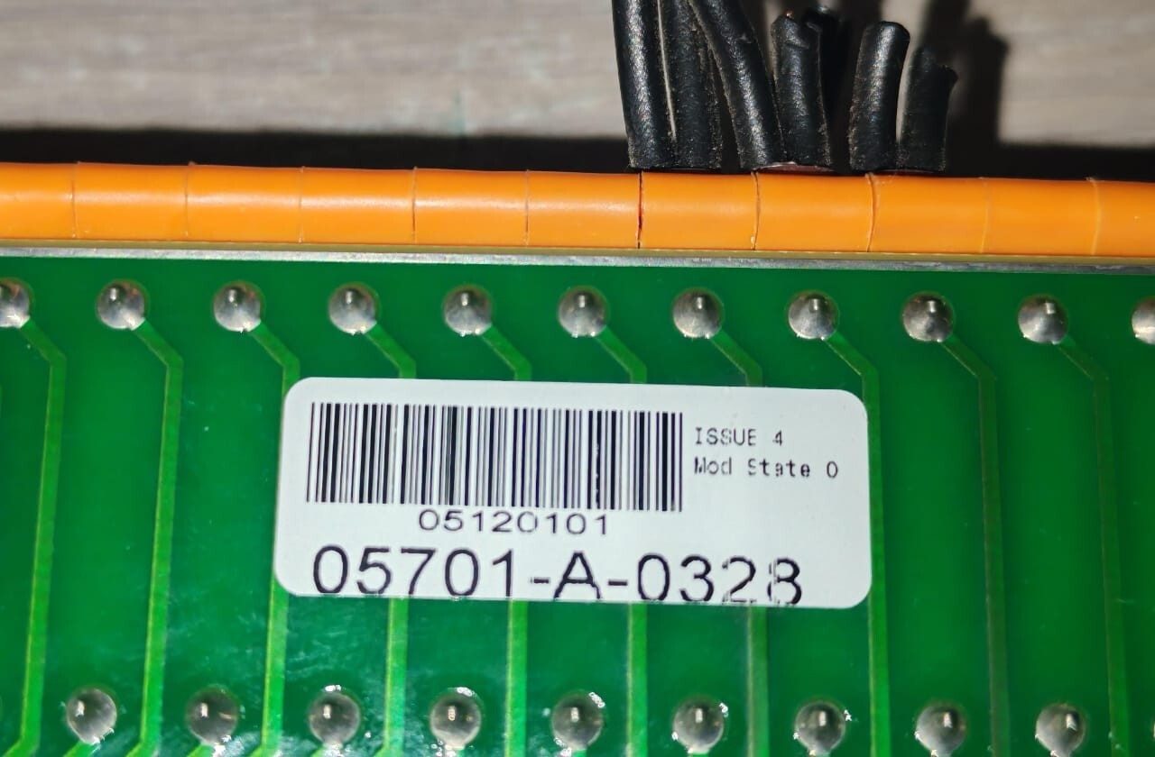 SIEGER LIMITED 05701-A-03 ISS / 05701-C-0256 ISS 3 SIEGER LIMITED 05701-A-0328 / 05701-A-03 ISS / 05701-C-0256 ISS 3 CONTROL CARD 9