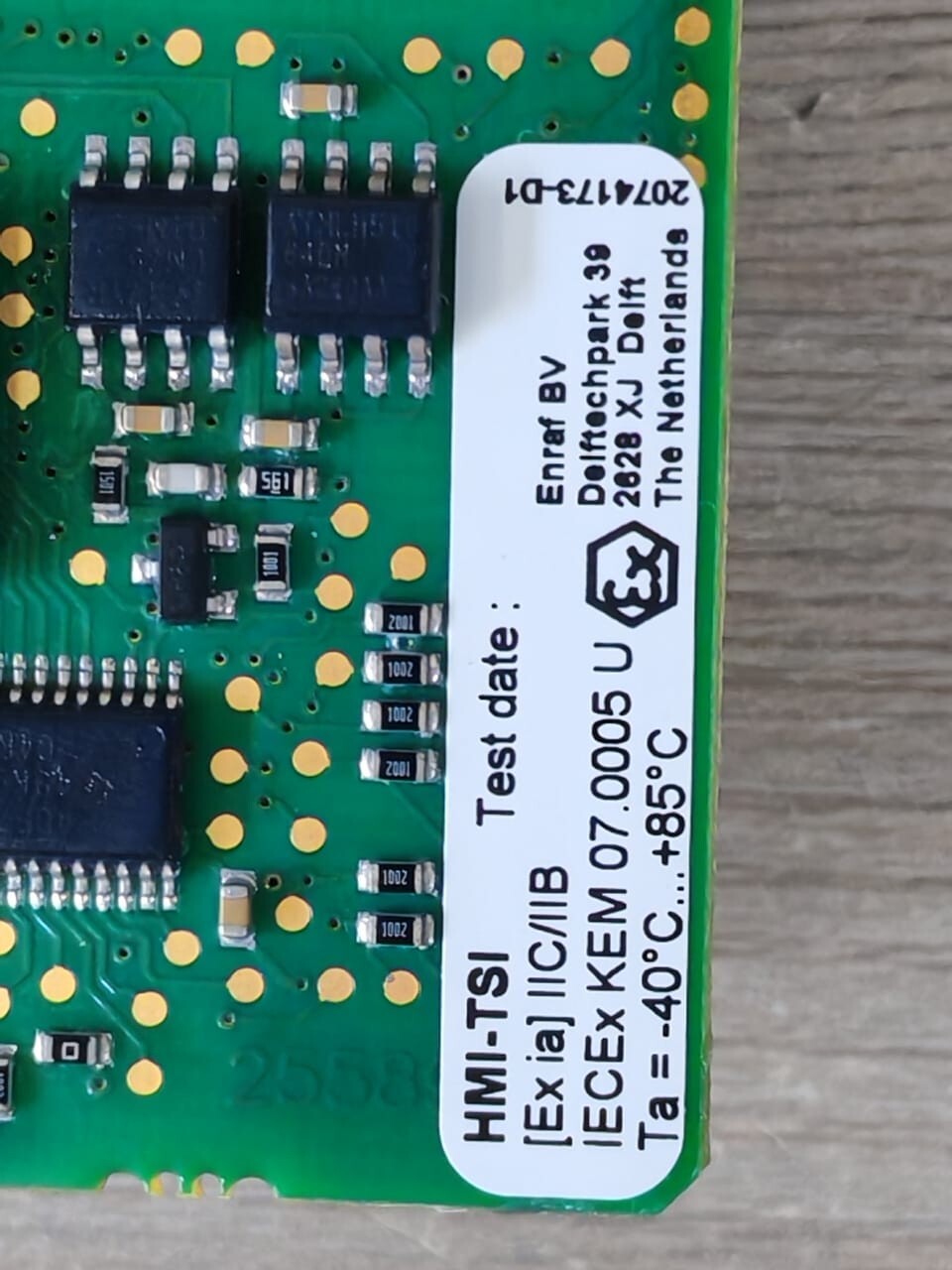 Honeywell HMI-TSI HMI-TSI Printed Circuit Board from Honeywell Enraf RHBBVR-AES0605 Smart Radar 4