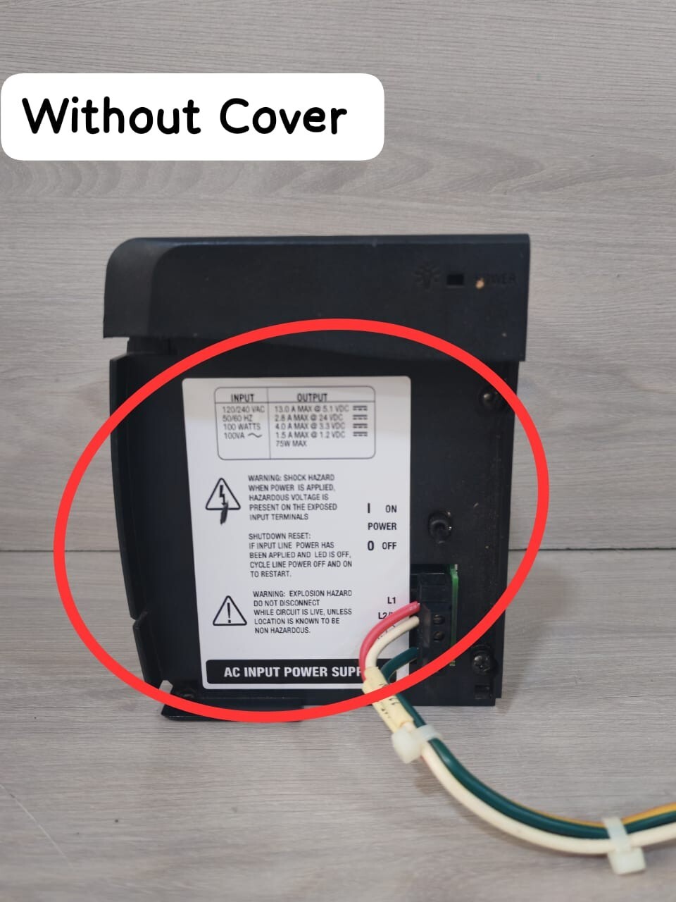 Allen-Bradley P/N 96426272 A01 ALLEN-BRADLEY 1756-PA75/B REV.B01 P/N 96426272 A01 POWER SUPPLY- W/O COVER 5