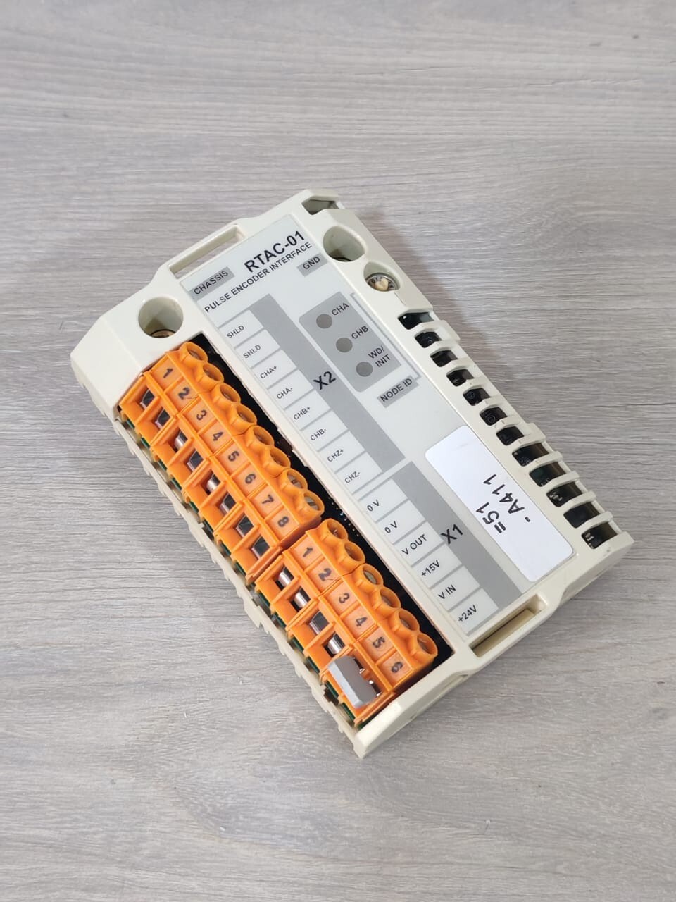 ABB RTAC-01 REV.F ABB RTAC-01 / RTAC-01 REV.F PULSE ENCODER INTERFACE MODULE 3