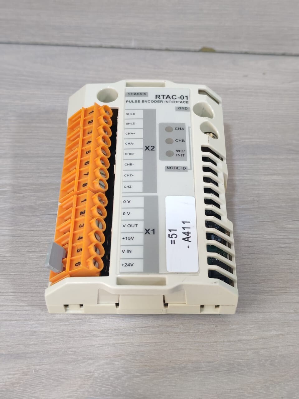 ABB RTAC-01 REV.F ABB RTAC-01 / RTAC-01 REV.F PULSE ENCODER INTERFACE MODULE 6