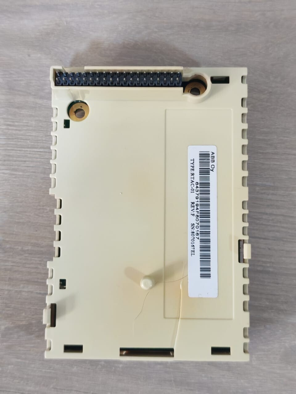 ABB RTAC-01 REV.F ABB RTAC-01 / RTAC-01 REV.F PULSE ENCODER INTERFACE MODULE 9