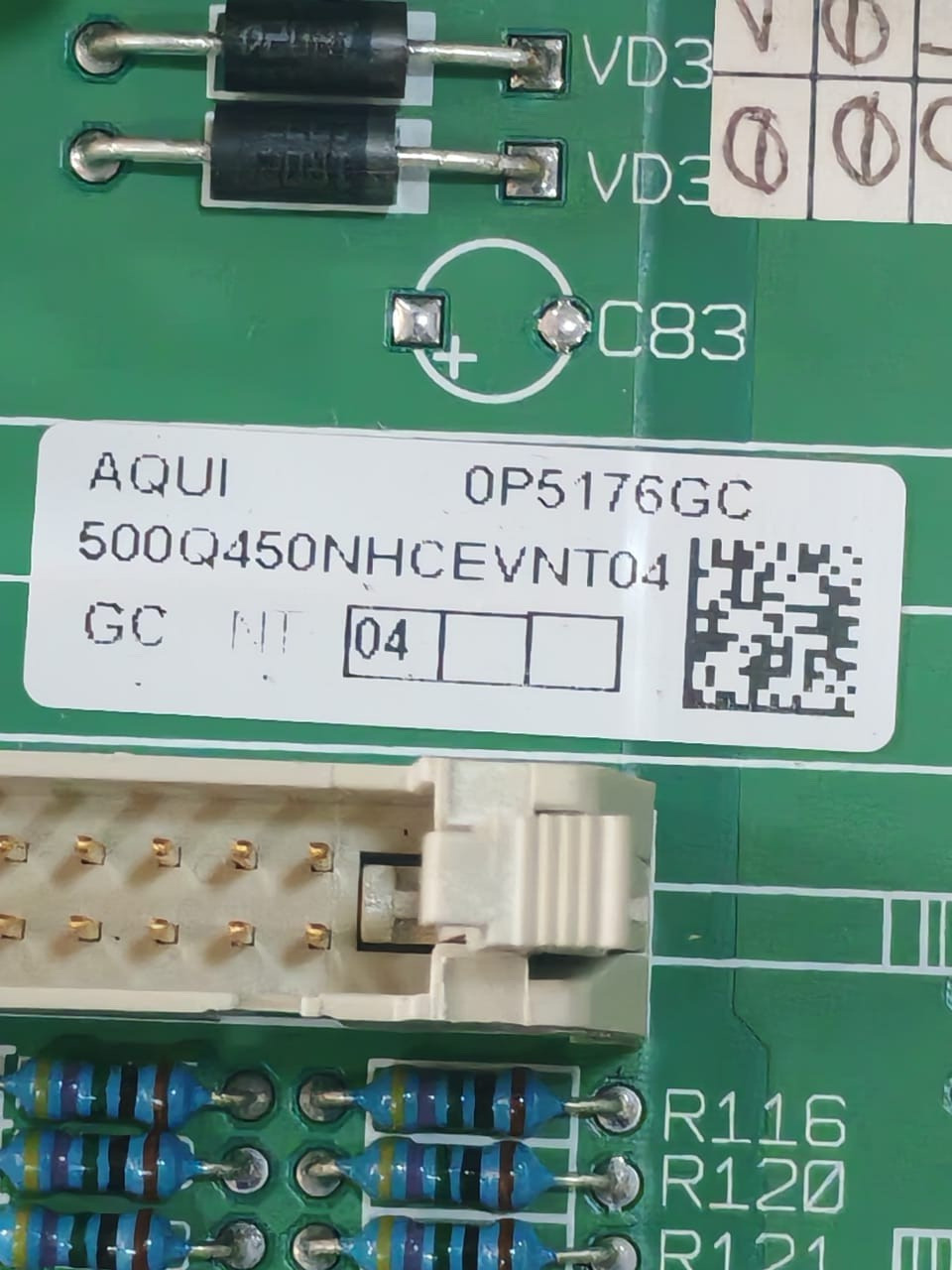 MGE CARTE 500Q450NHCEVNT04 MGE CARTE AQUI 51028039XD-1GA / 2GA 0P5176GC - 500Q450NHCEVNT04 PCB BOARD 3