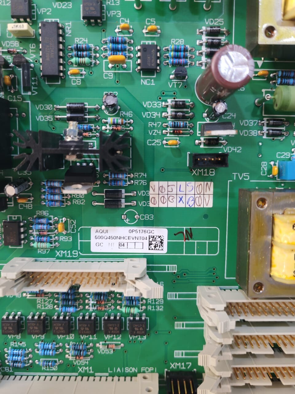 MGE CARTE 500Q450NHCEVNT04 MGE CARTE AQUI 51028039XD-1GA / 2GA 0P5176GC - 500Q450NHCEVNT04 PCB BOARD 8