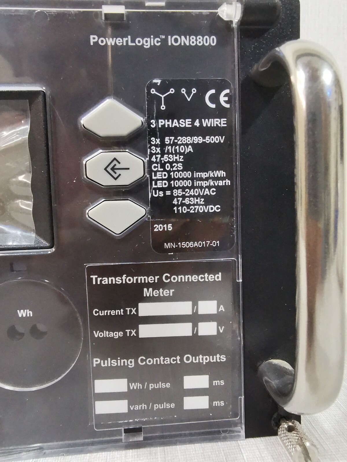 Schneider Electric MN-1506A017-01 Schneider ION8800 Power Logic MN-1506A017-01 2