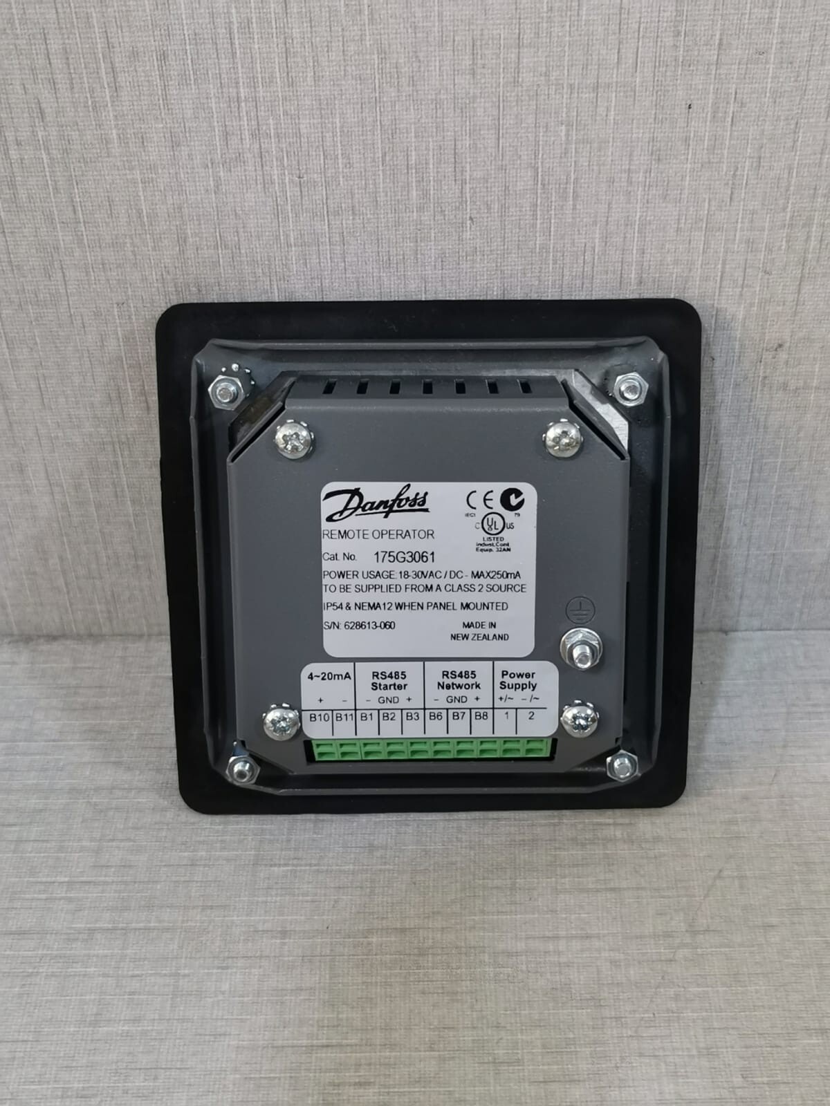 Danfoss 175G3061 DANFOSS 175G3061 Remote Operator DANFOSS DRIVES 6