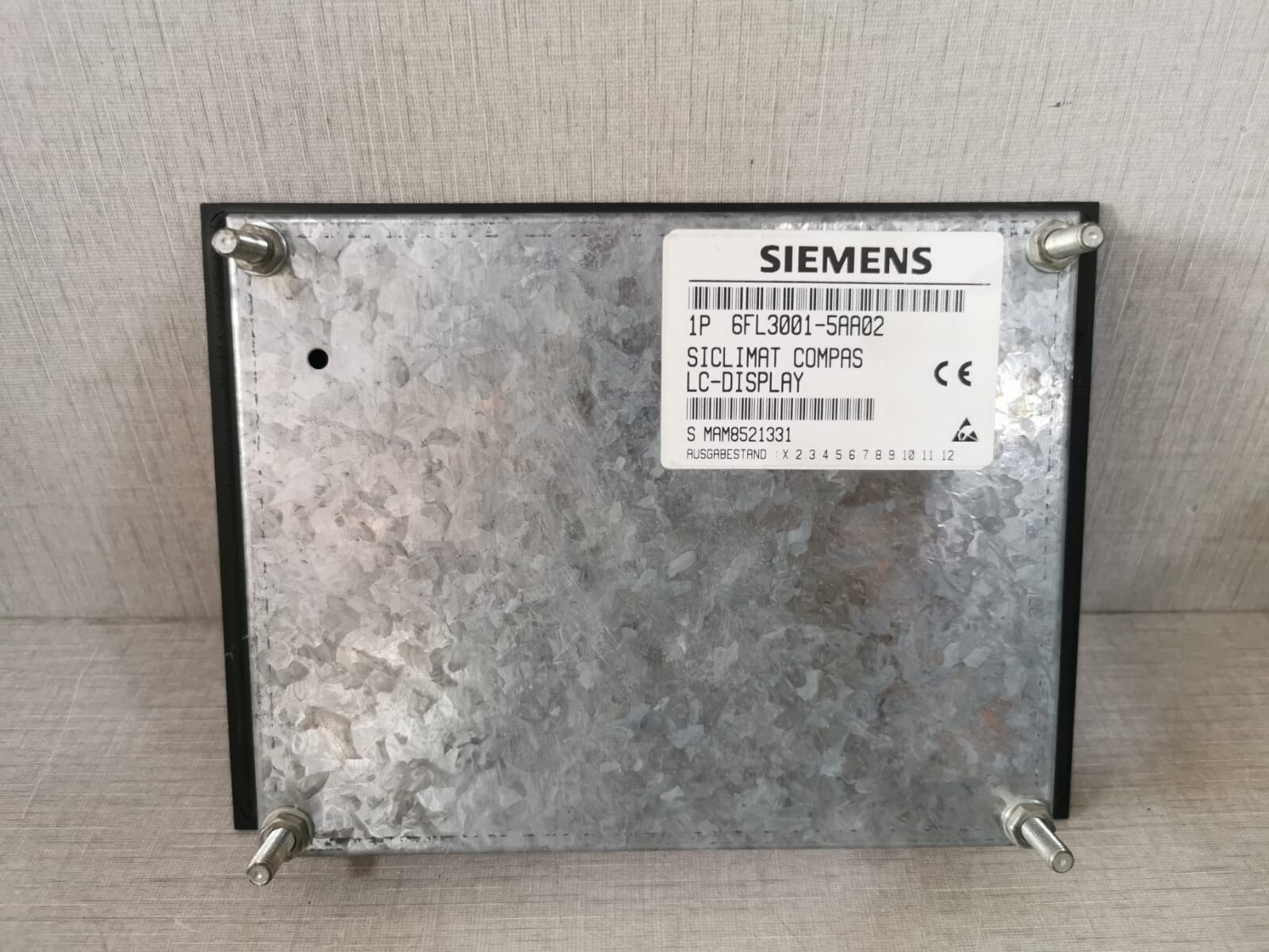 Siemens 6FL3001-5AA02 Siemens 6FL3001-5AA02 SICLIMAT COMPAS LC-Display 6FL3 001-5AA02 6