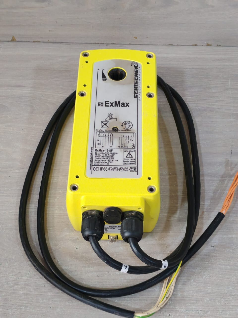 SCHISCHEK SF-24 SCHISCHEK EXPLOSION PROOF EXMAX-15-SF 24-240VAC/DC 15NM 2