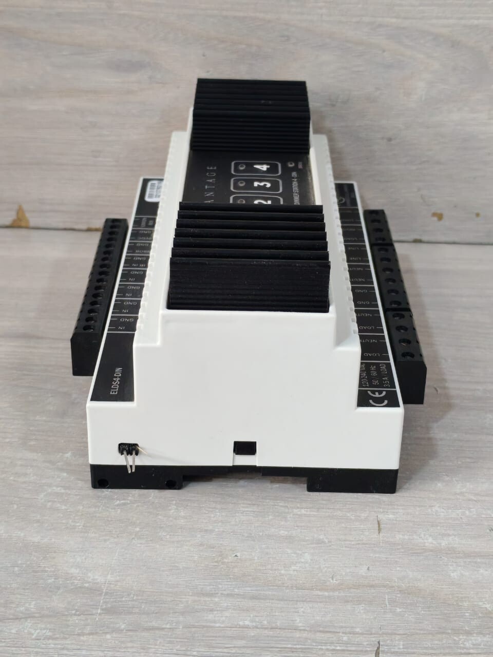 GE ELDS4-DIN VANTAGE CONTROLS ELDS4-DIN ELECTRONIC LOAD DIMMER STATION 4-DIN 7