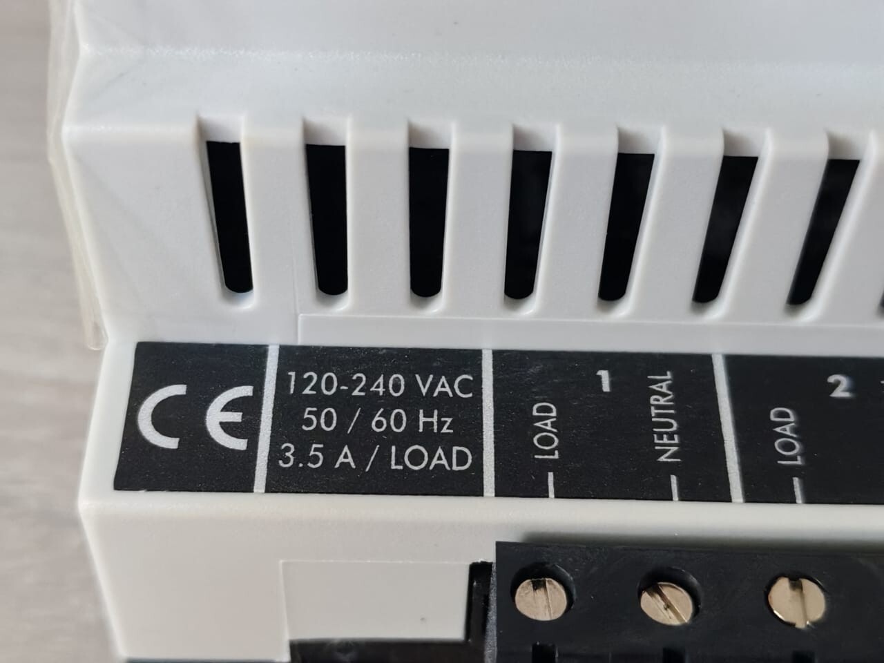 GE DIN-EDS VANTAGE CONTROLS DIN-EDS DIN ELECTRONIC DIMMER STATION 10