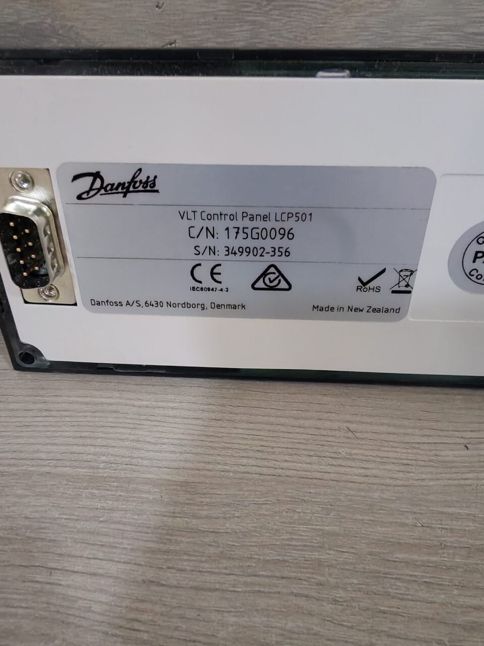 Danfoss LCP-501 Danfoss 175G0096 VLT Control Panel LCP 501 4