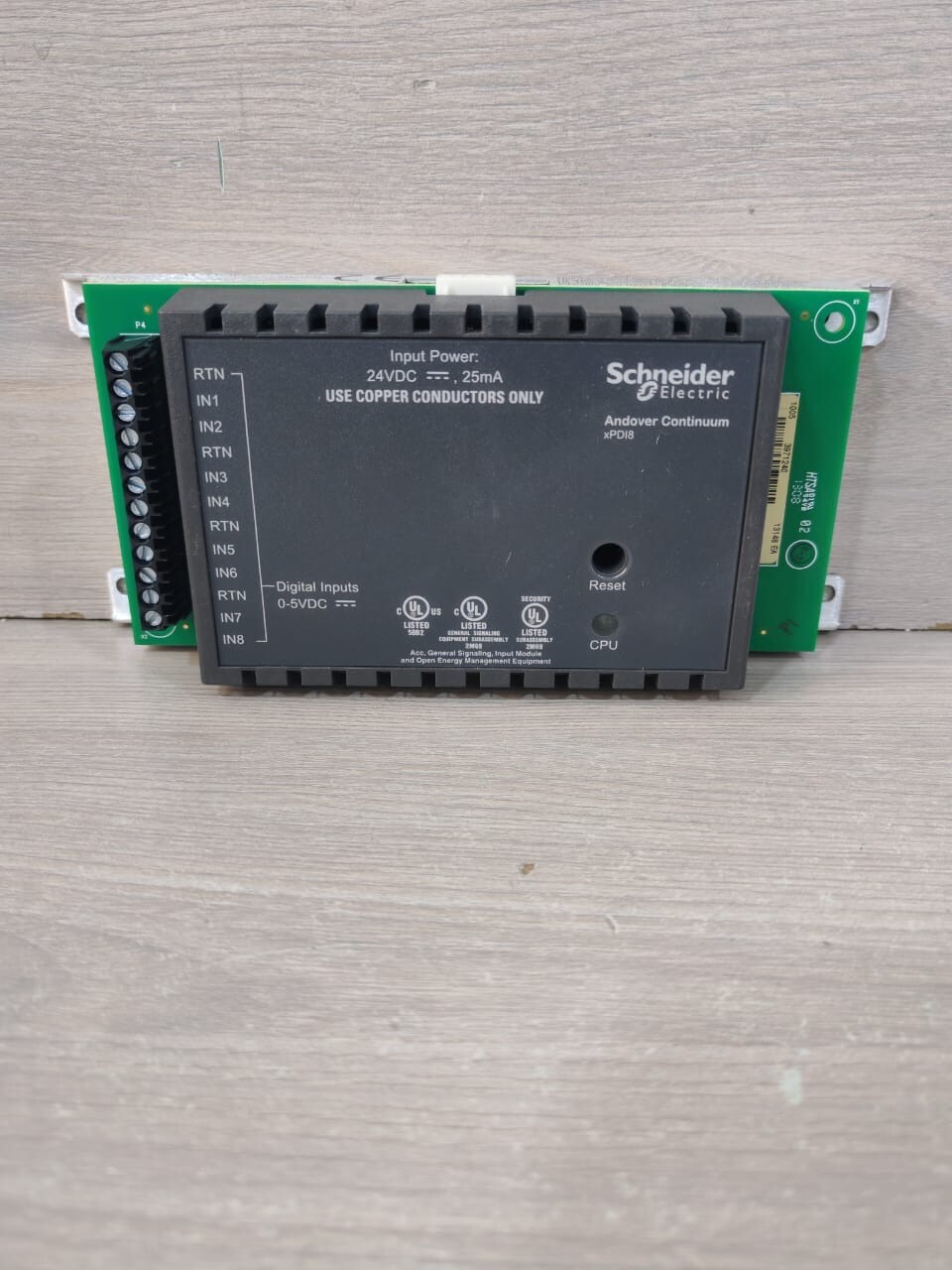 Schneider Electric XPDI8 SCHNEIDER ELECTRIC XPDI8 ANDOVER CONTINUUM EXPANSION MODULE 2