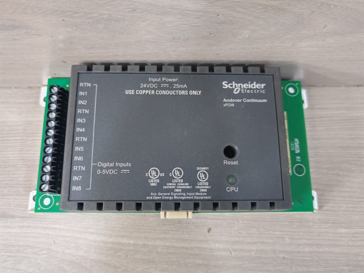 Schneider Electric XPDI8 SCHNEIDER ELECTRIC XPDI8 ANDOVER CONTINUUM EXPANSION MODULE 6