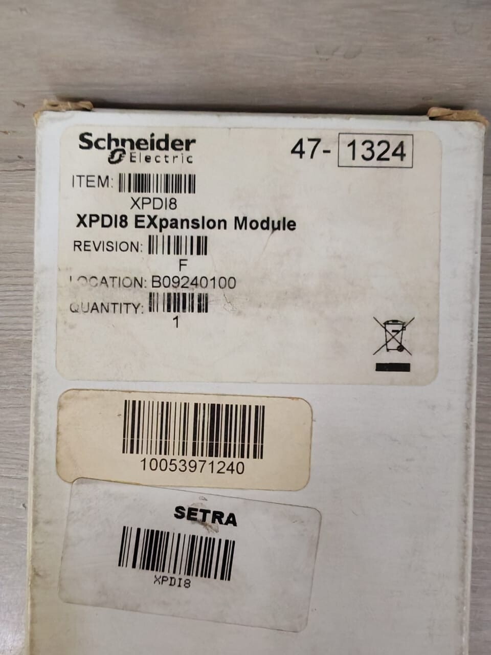 Schneider Electric XPDI8 SCHNEIDER ELECTRIC XPDI8 ANDOVER CONTINUUM EXPANSION MODULE 10
