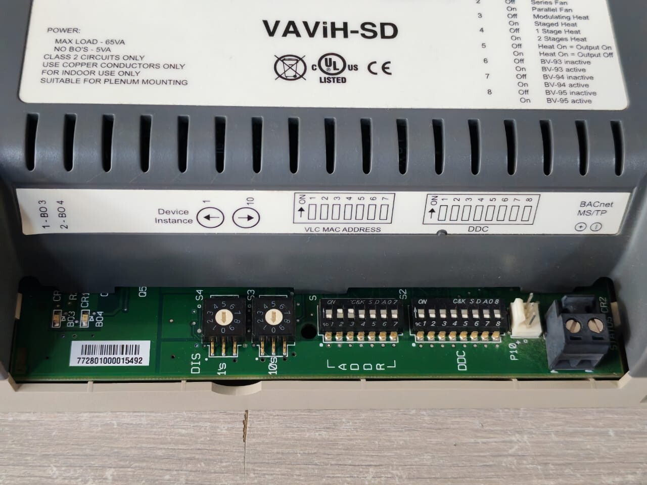 Alerton VAVIH-SD ALERTON VAVIH-SD VAV CONTROLLER WITH ACTUATOR 50027209-001 REV.C -W/O ORIG. BOX 9