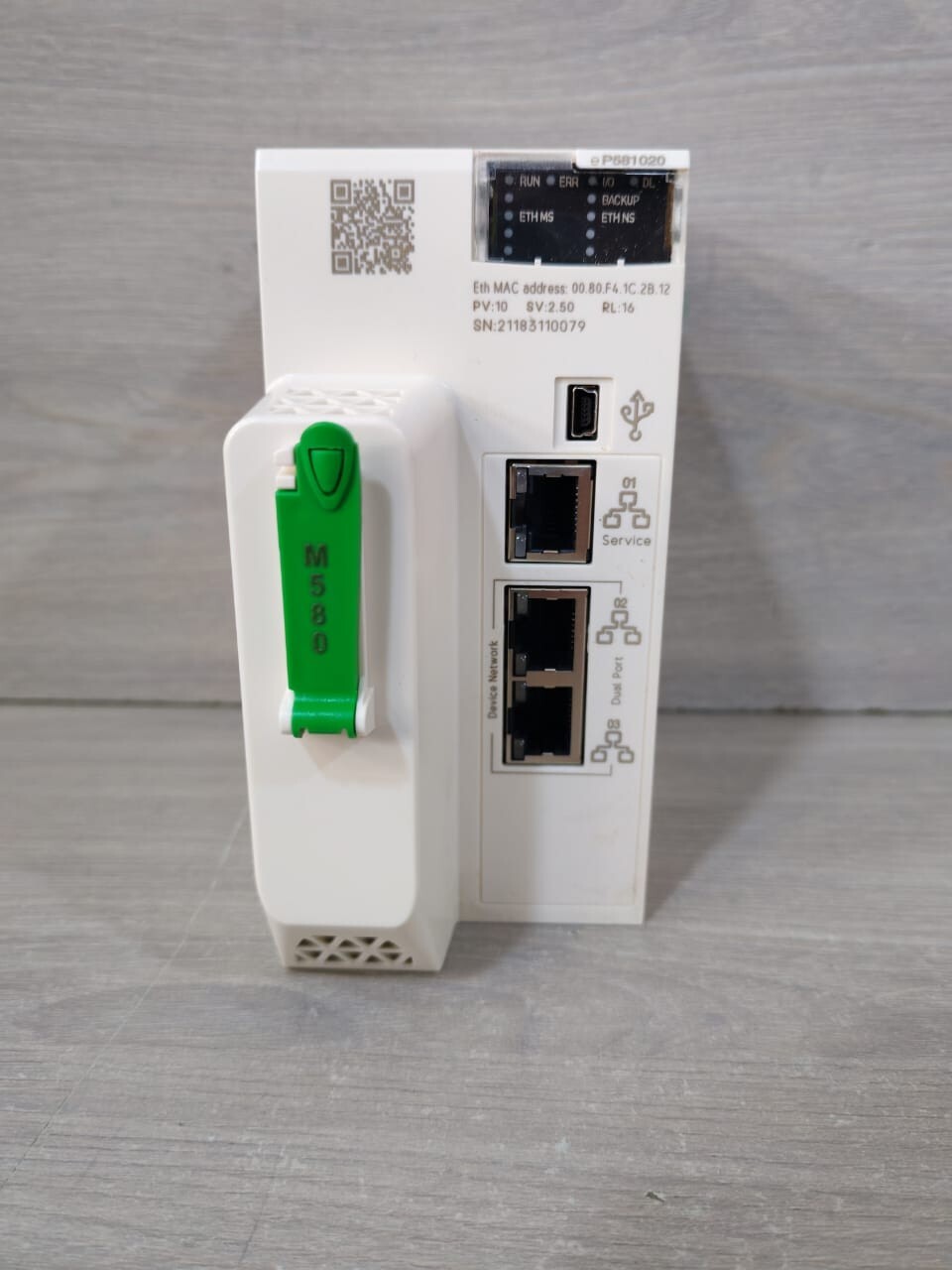 Schneider Electric BMEP581020 SCHNEIDER ELECTRIC MODICON BMEP581020 M580 PROCESSOR LEVEL 1 FOR DIOs 3