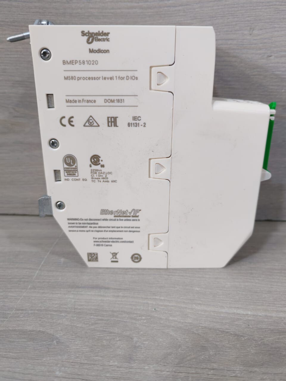 Schneider Electric BMEP581020 SCHNEIDER ELECTRIC MODICON BMEP581020 M580 PROCESSOR LEVEL 1 FOR DIOs 5