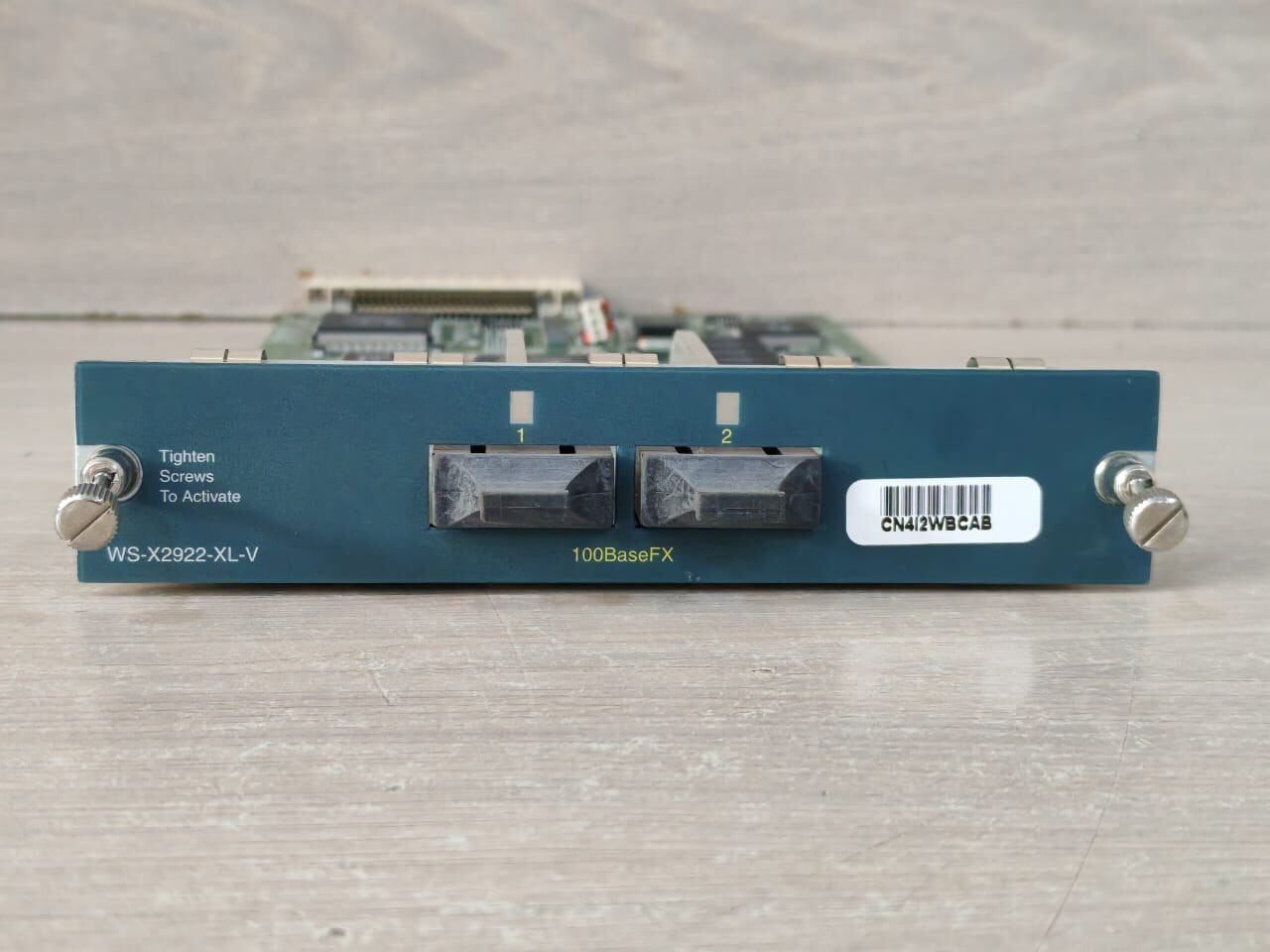 Cisco X2922-XL-V CISCO SYSTEMS WS-X2922-XL-V P/N 73-3399-11 REV A0 100BASEFX PORT MODULE 4