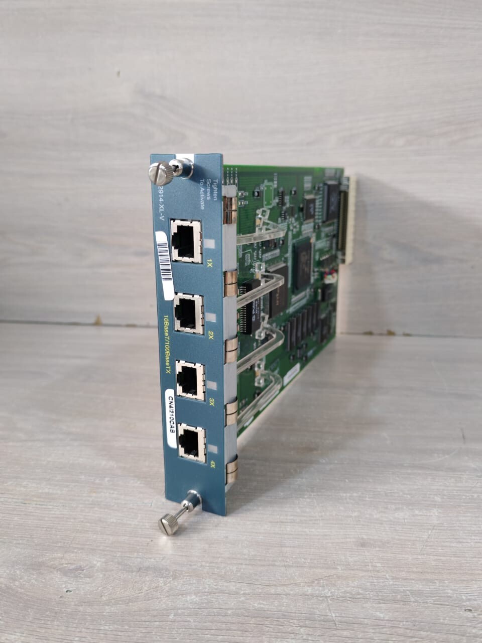 Cisco X2914-XL-V CISCO SYSTEMS WS-X2914-XL-V P/N 73-3398-11 REV.A0 10BASET/100BASETX PORT MODULE 3