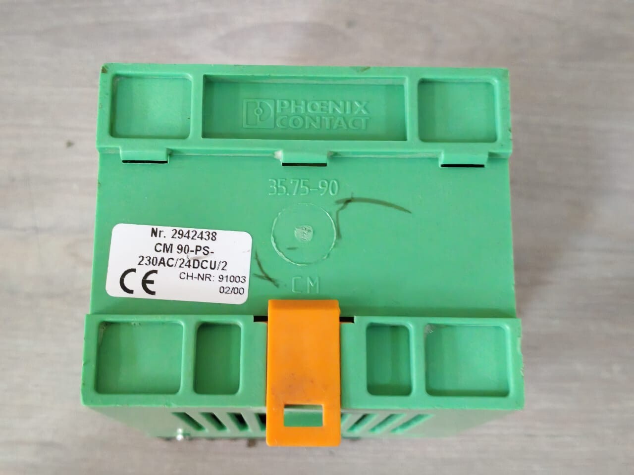 Phoenix Contact CM90-PS-230AC/24DCU/2 PHOENIX CONTACT CM90-PS-230AC/24DCU/2 2942438 POWER SUPPLY 9