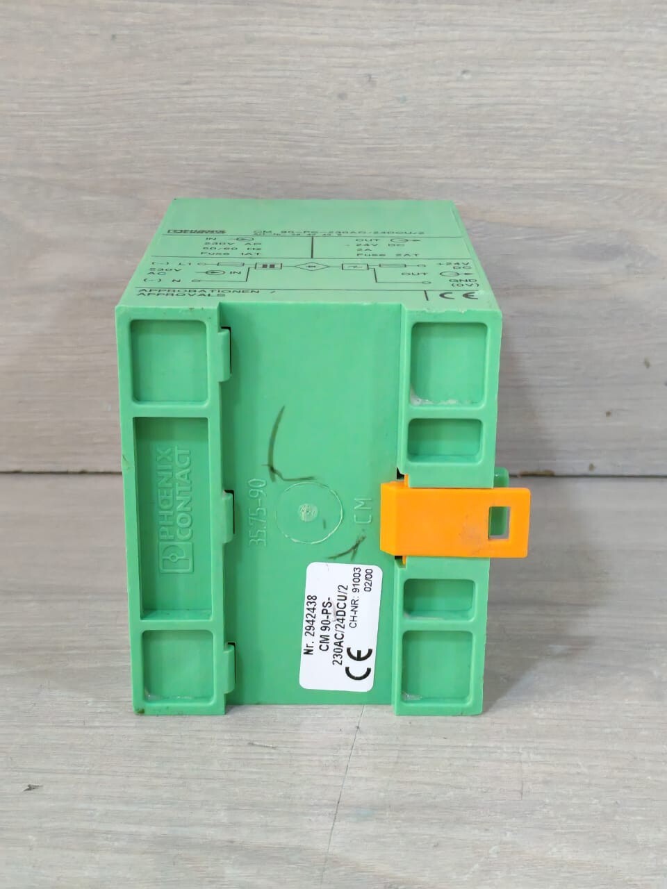 Phoenix Contact CM90-PS-230AC/24DCU/2 PHOENIX CONTACT CM90-PS-230AC/24DCU/2 2942438 POWER SUPPLY 10