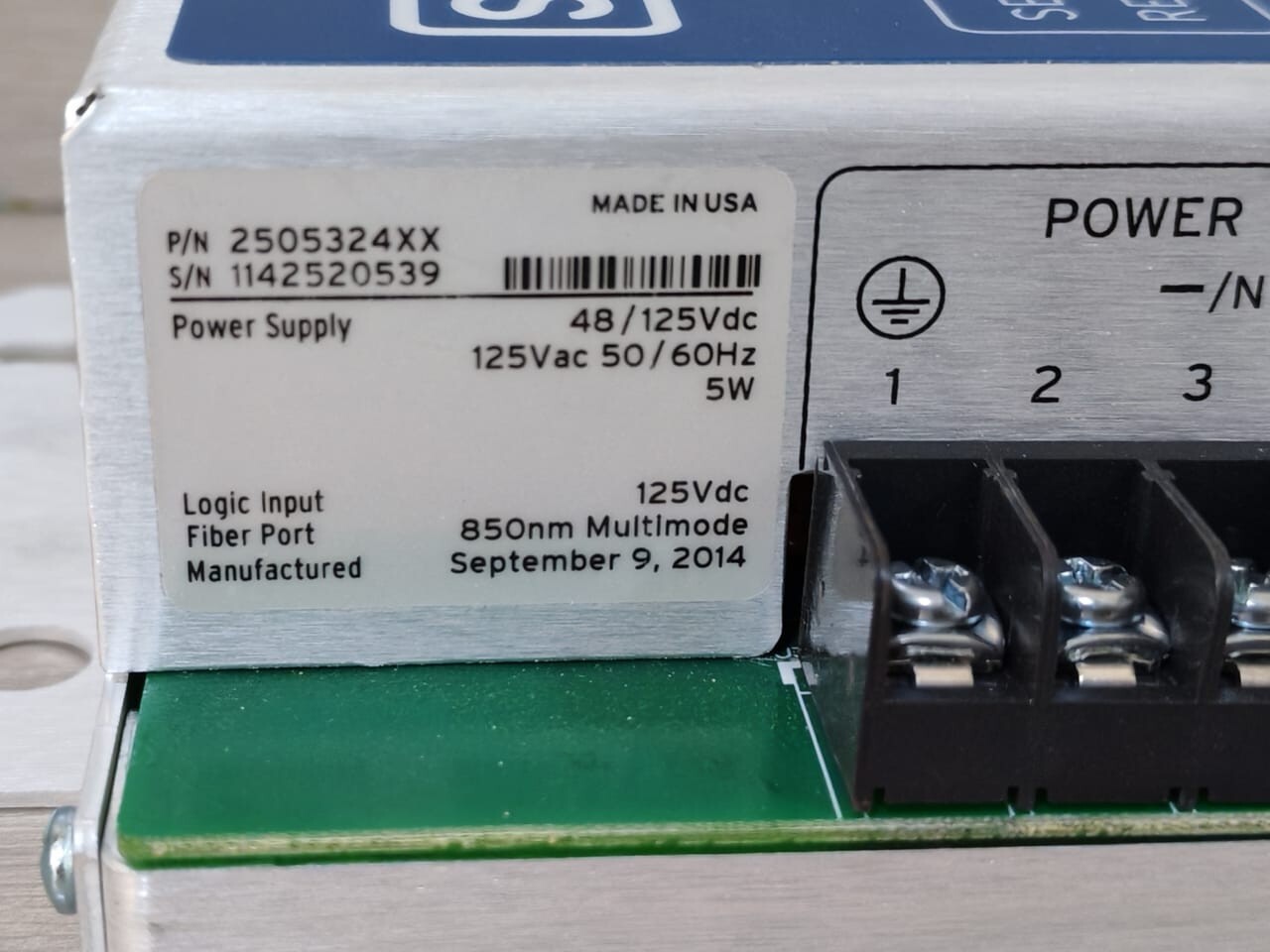 SEL SEL-2505 Sel-2505 Remote I/O Module 2505324XX 3
