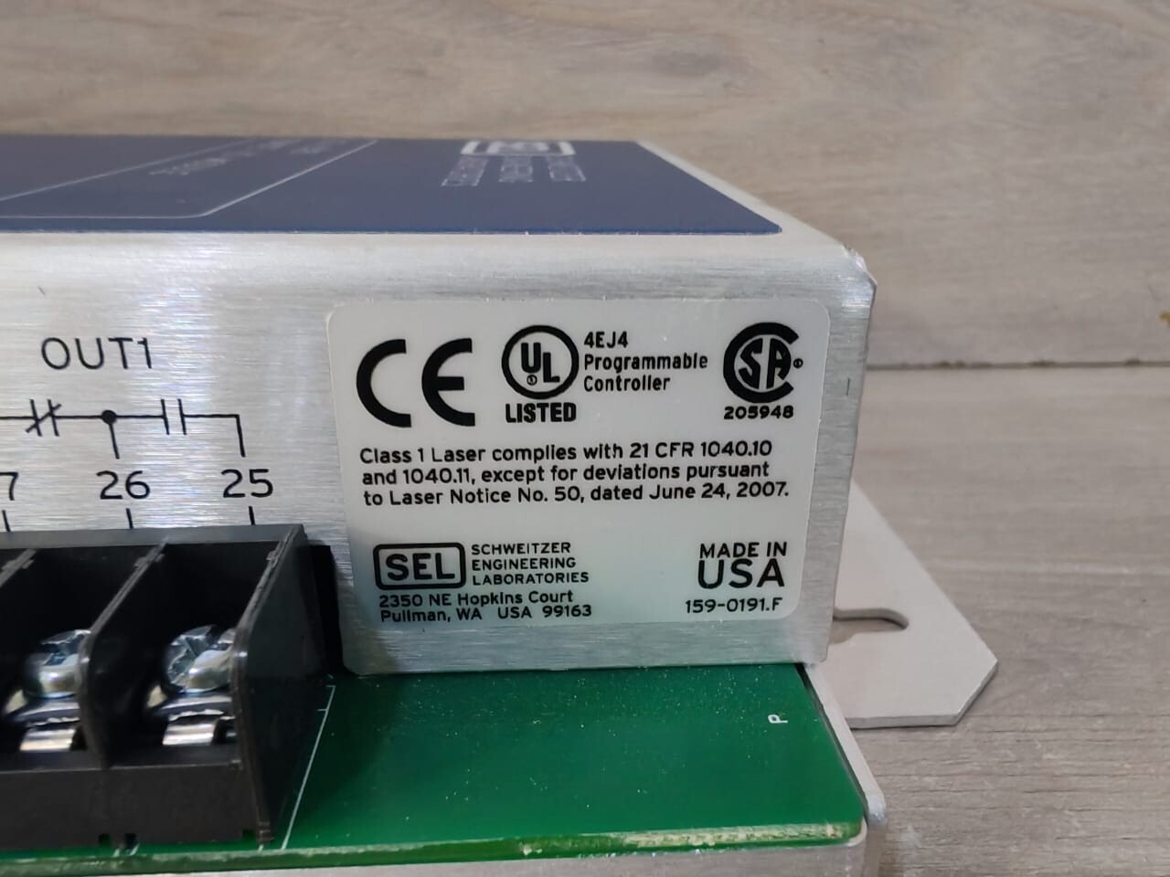 SEL SEL-2505 Sel-2505 Remote I/O Module 2505324XX 4