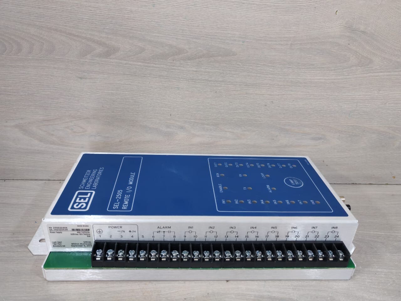 SEL SEL-2505 Sel-2505 Remote I/O Module 2505324XX 6
