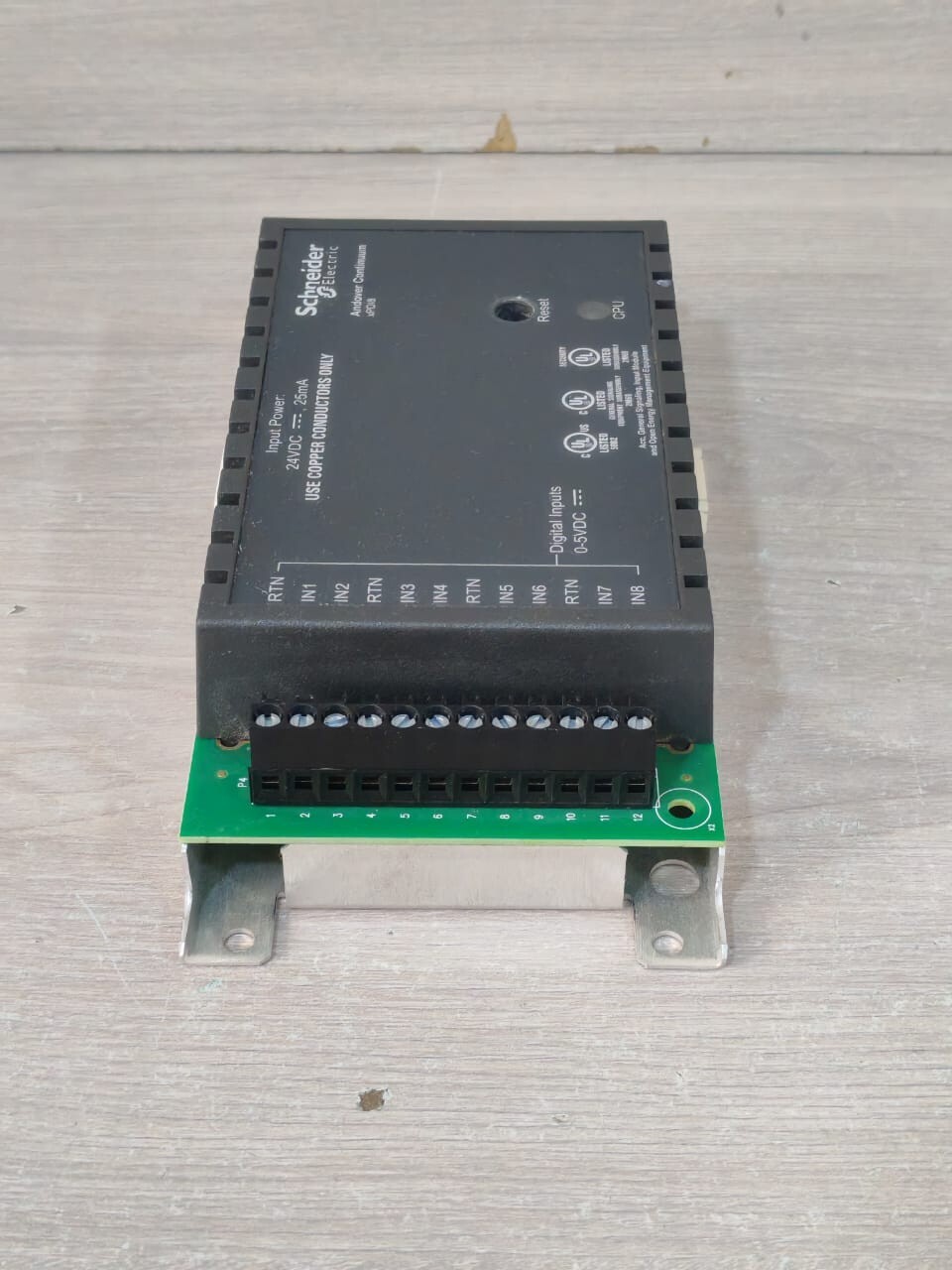 Schneider Electric XPDI8 SCHNEIDER ELECTRIC XPDI8 ANDOVER CONTINUUM EXPANSION MODULE 24VDC 7