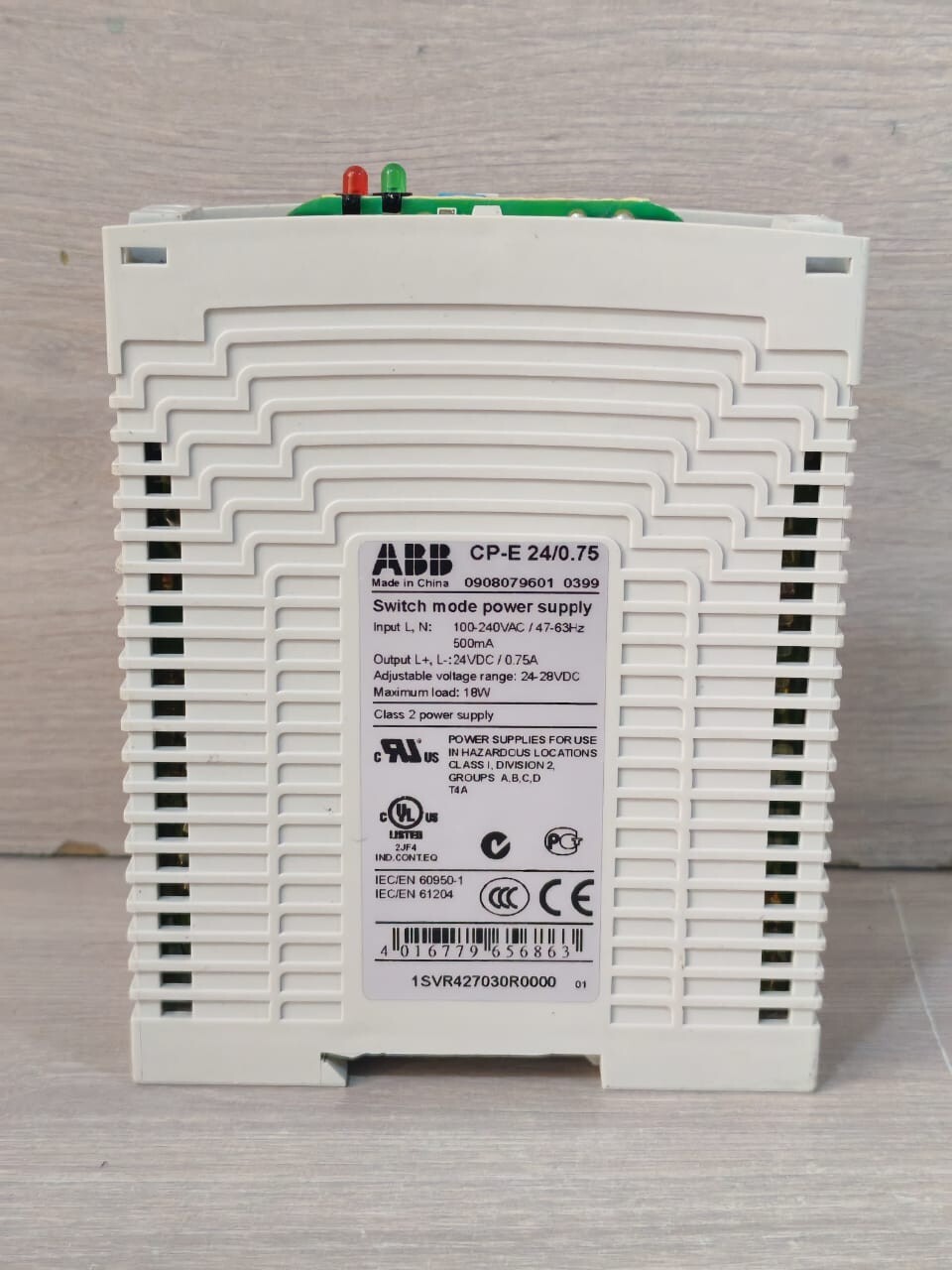 ABB CP-E ABB CP-E 24/0.75 1SVR427030R0000 SWITCHING MODE POWER SUPPLY 6
