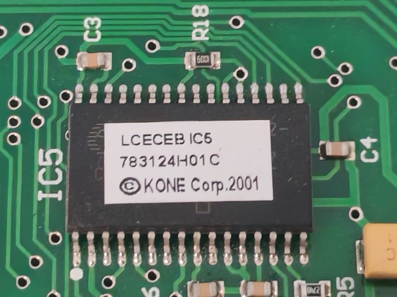 KONE KM713730G71 Kone Elevators LCECEB 713733 H02 /KM713730G71 CIRCUIT BOARD 2